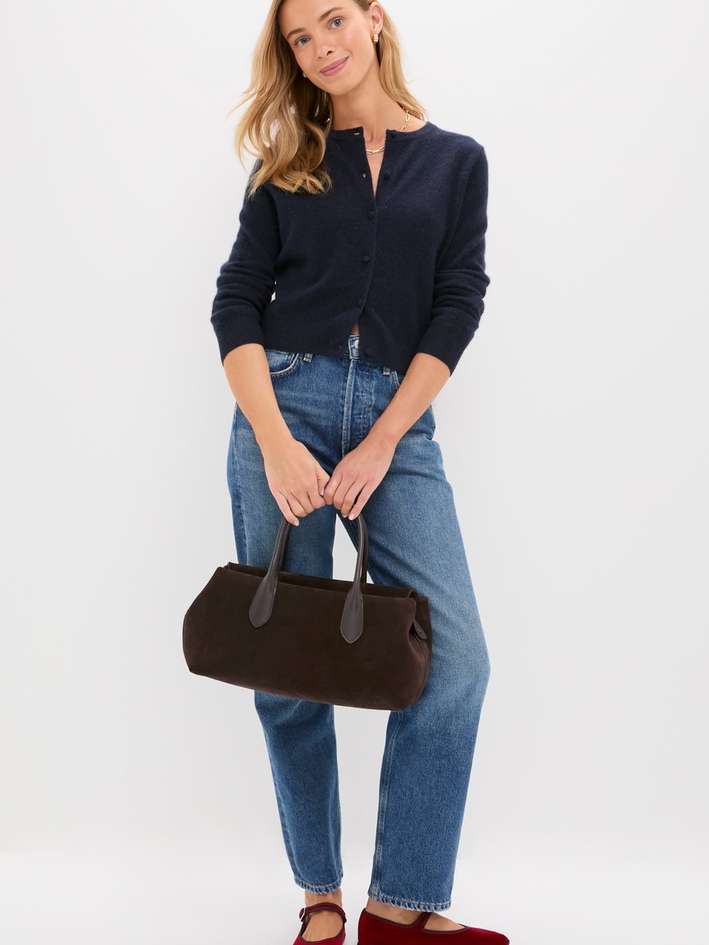 NWT - TUCKERNUCK Navy Cashmere Riley Cardigan - Picture 4 of 9
